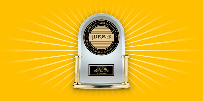 Mercury Insurance J.D. Power Award for Highest Customer Satisfaction in Digital Insurance Shopping