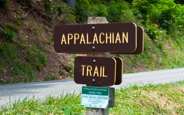 Appalachian trail sign