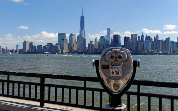 view of Jersey City skyline