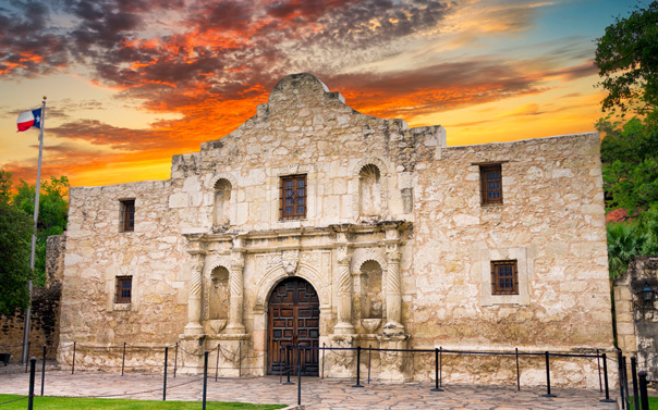 the historic Alamo Mission
