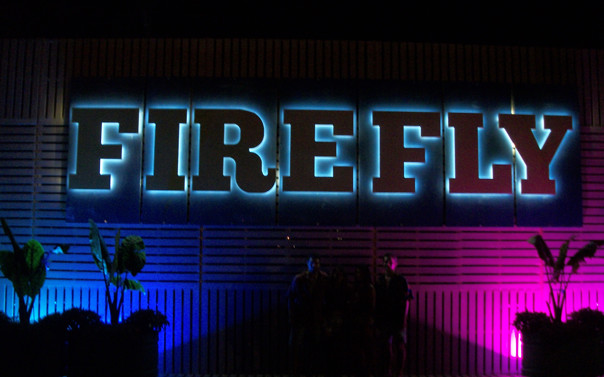 firefly festival sign