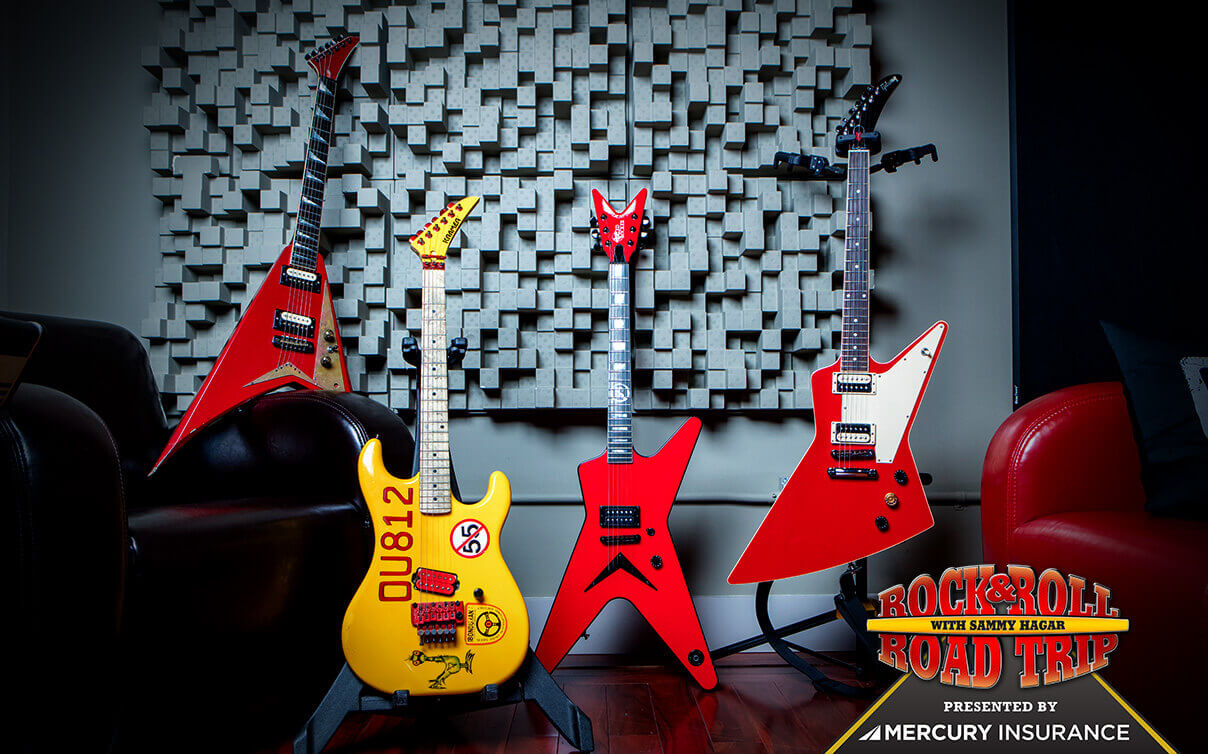 Sammy Hager guitar collection
