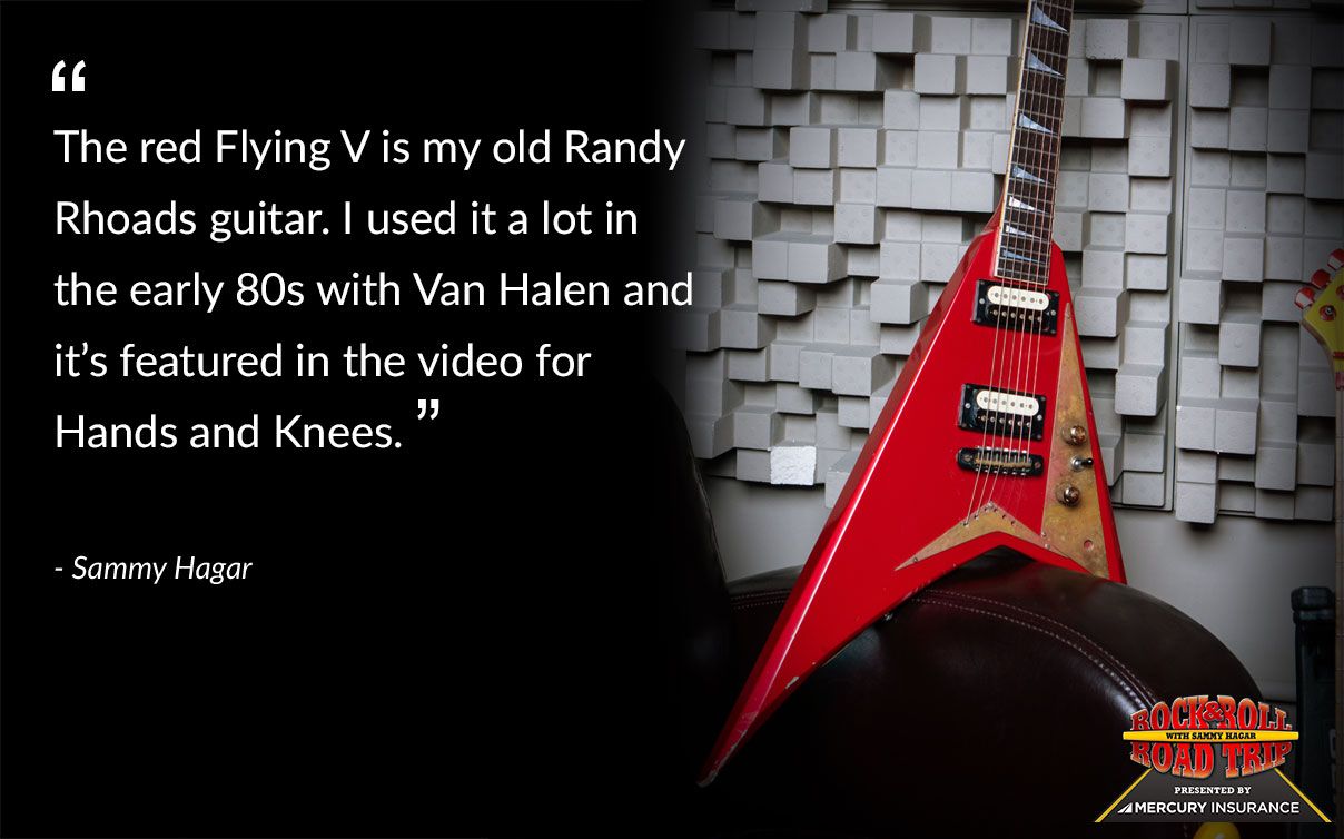 red flying v guitar
