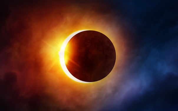 illustration of a solar eclipse