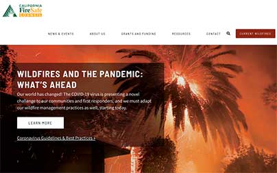 California Fire Safe Council website