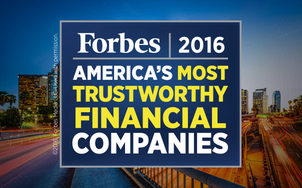 Mercury Named One of 'America's Most Trustworthy Financial Companies