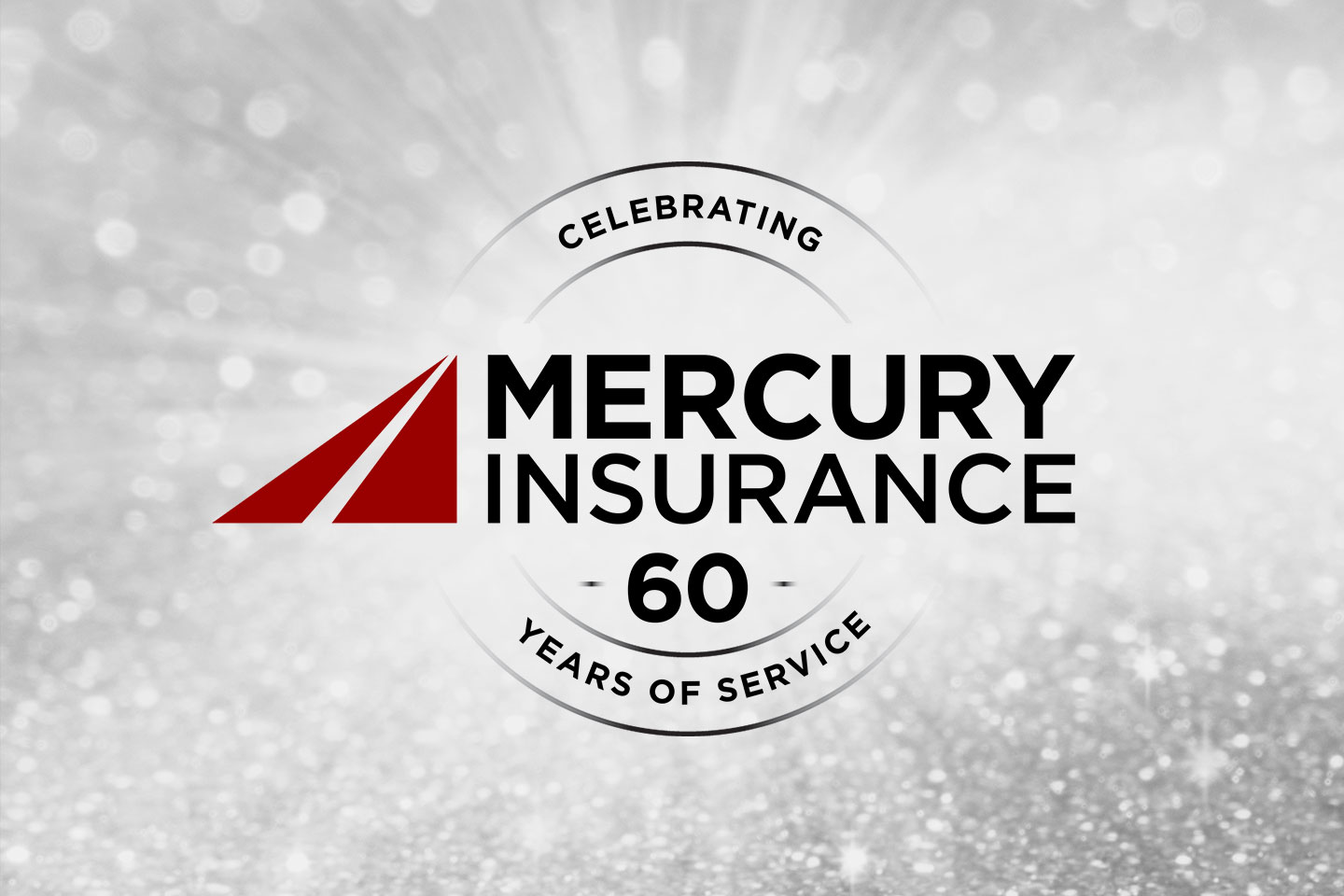 Mercury Insurance 60 Years of Service Logo