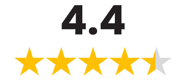 4.4 out of 5 star rating as of April 2026