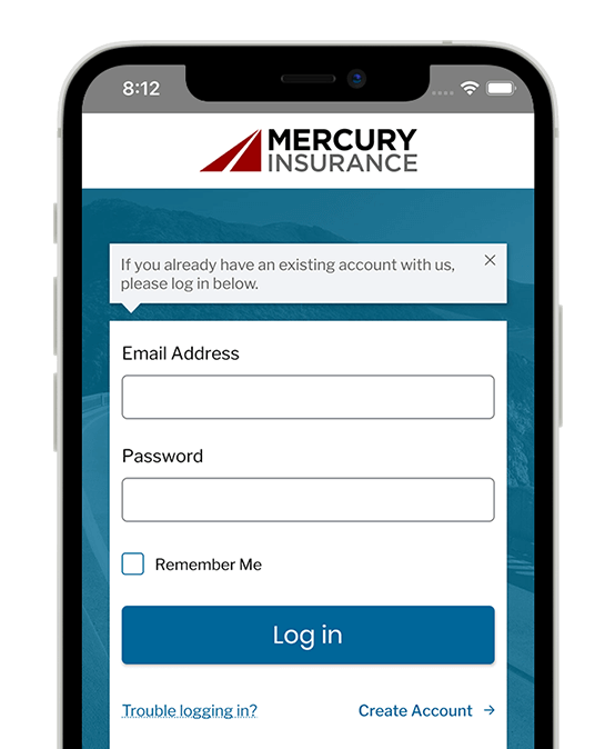 Mercury App preview 1 on an iPhone